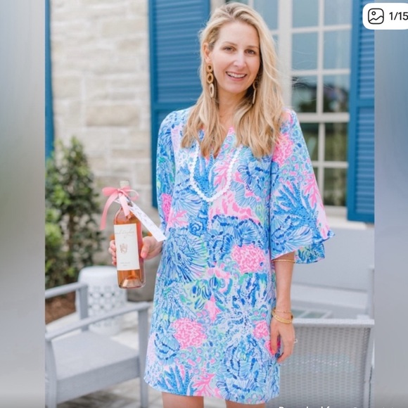 Lilly Pulitzer Dresses & Skirts - LILLY PULITZE Delancey Dress Sink or Swim Flutter Butterfly Medium